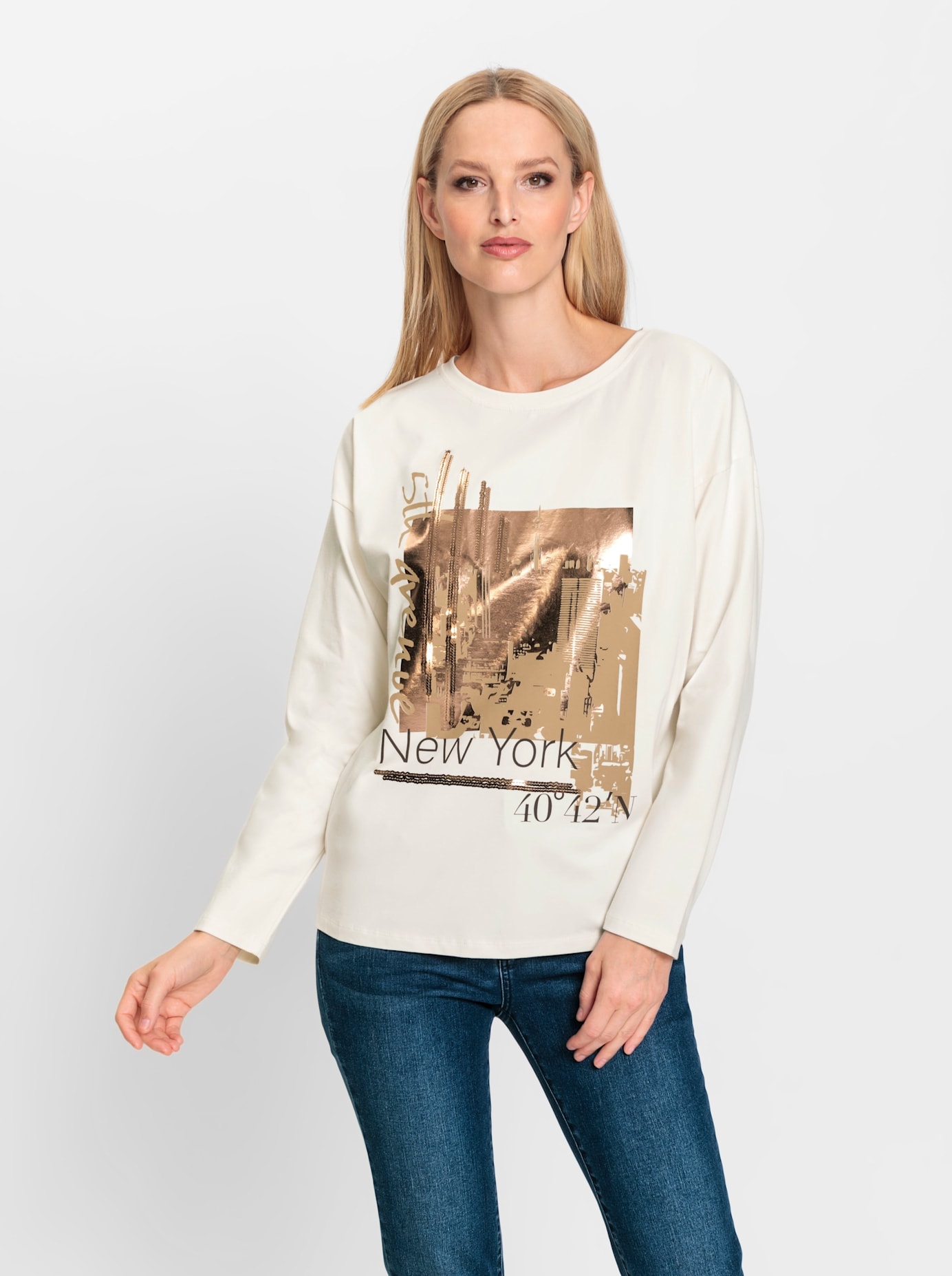 heine Langarmshirt »Shirt« 1 Stk. tlg.