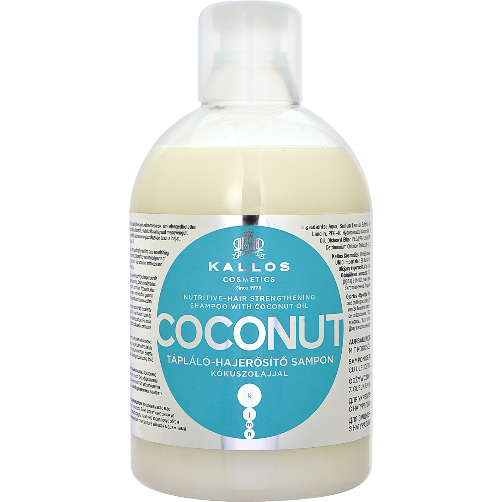 Kallos Shampoo Coconut 1000 ml