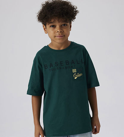 Name It T-Shirt - NkmDennim - Forest Biom m. Print