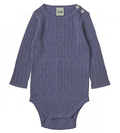FUB Body l/æ - Uld - Dusty Violet m. Hulm?nster