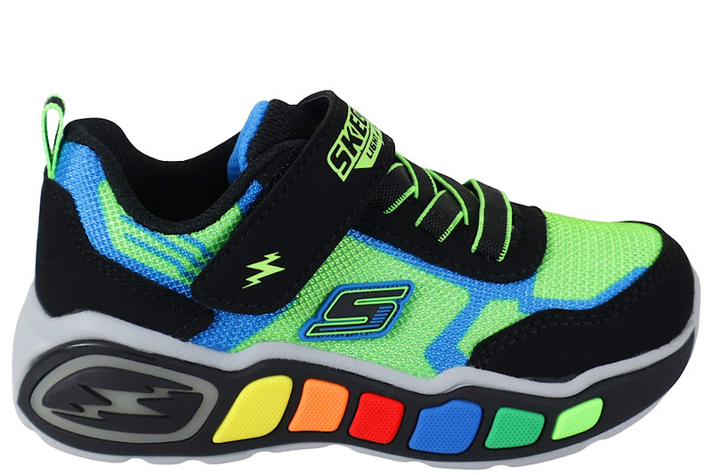 SKECHERS - S LIGHTS - STORM BRIGHTS GREEN SHOE