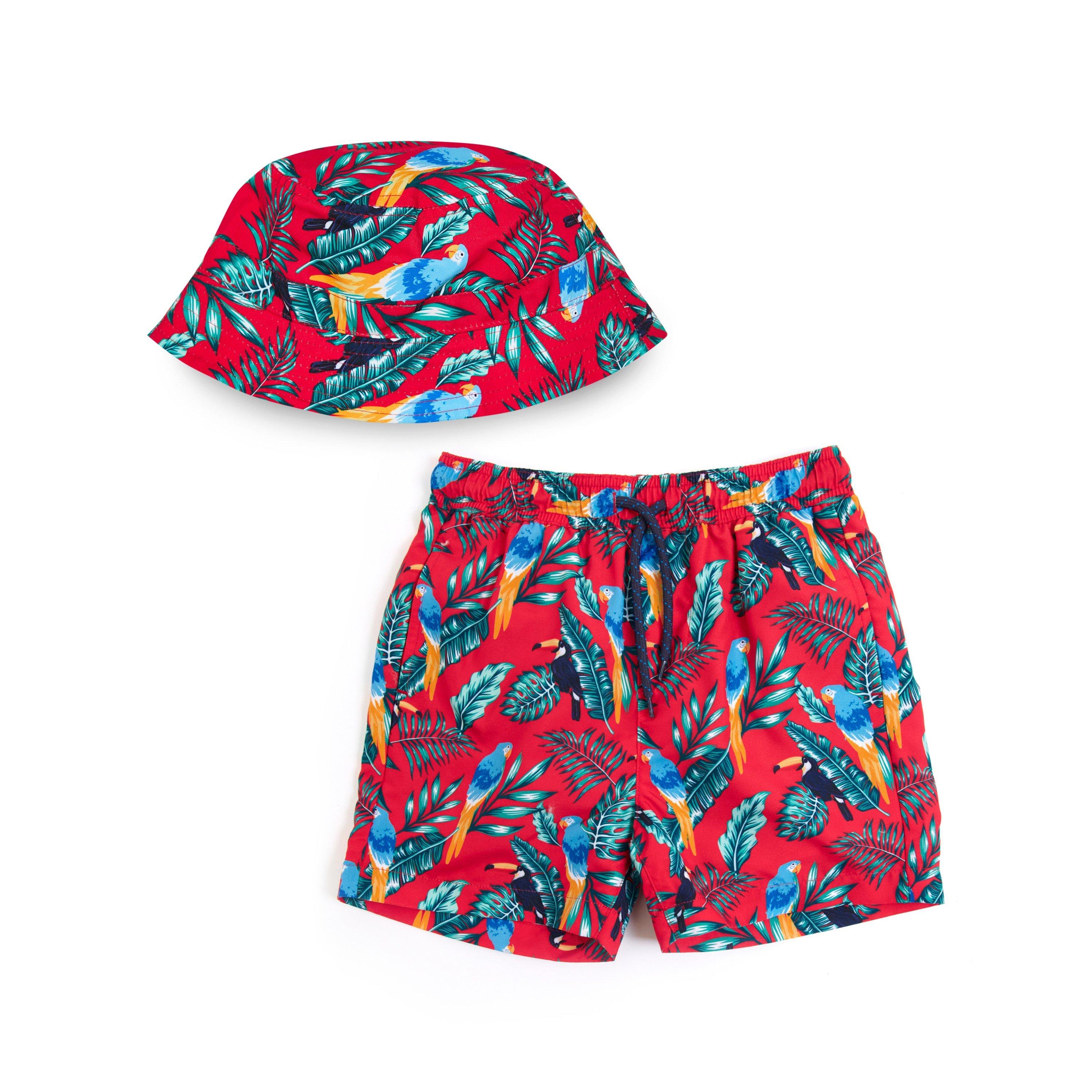 Threadbare Henti Shorts And Hat Juniors