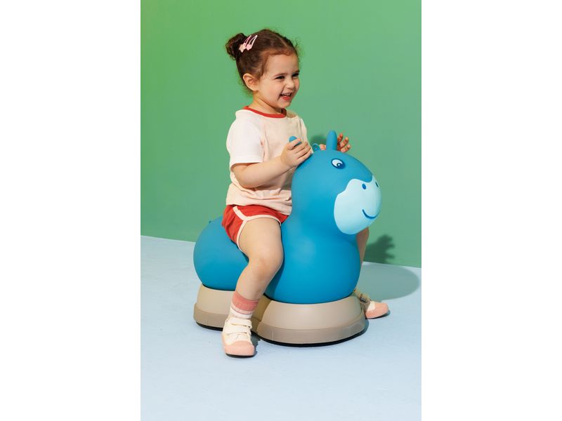 Micro Mobility Rutschfahrzeug Micro Air Hopper II Blue Kinderspielzeug für Spass, Abenteuer und Spannung