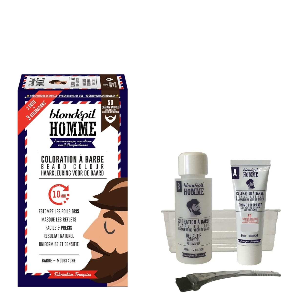 Blondépil Homme Blondépil Homme Coloration à Barbe