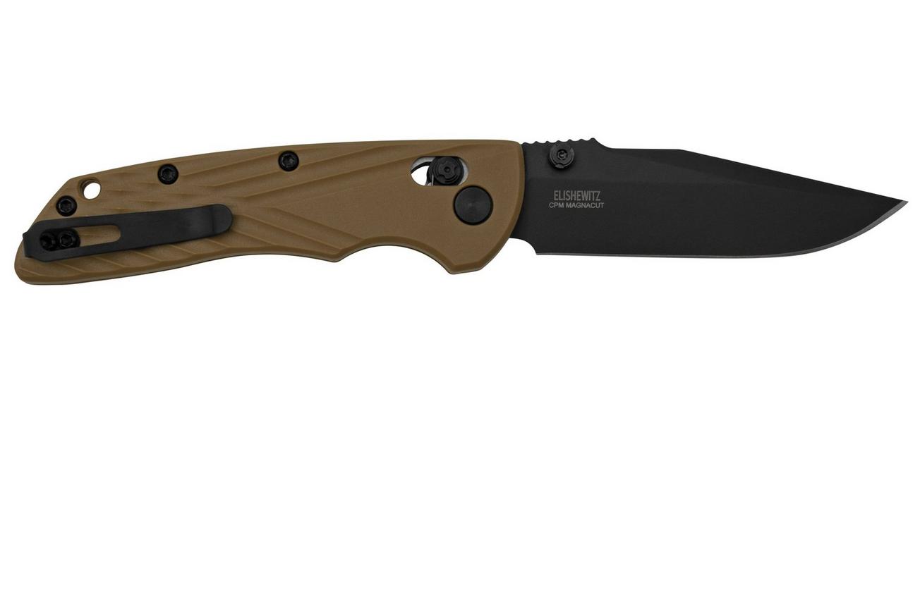 Hogue Deka 24377, Flat Dark Earth Polymer, Magnacut Clip Point, zakmes