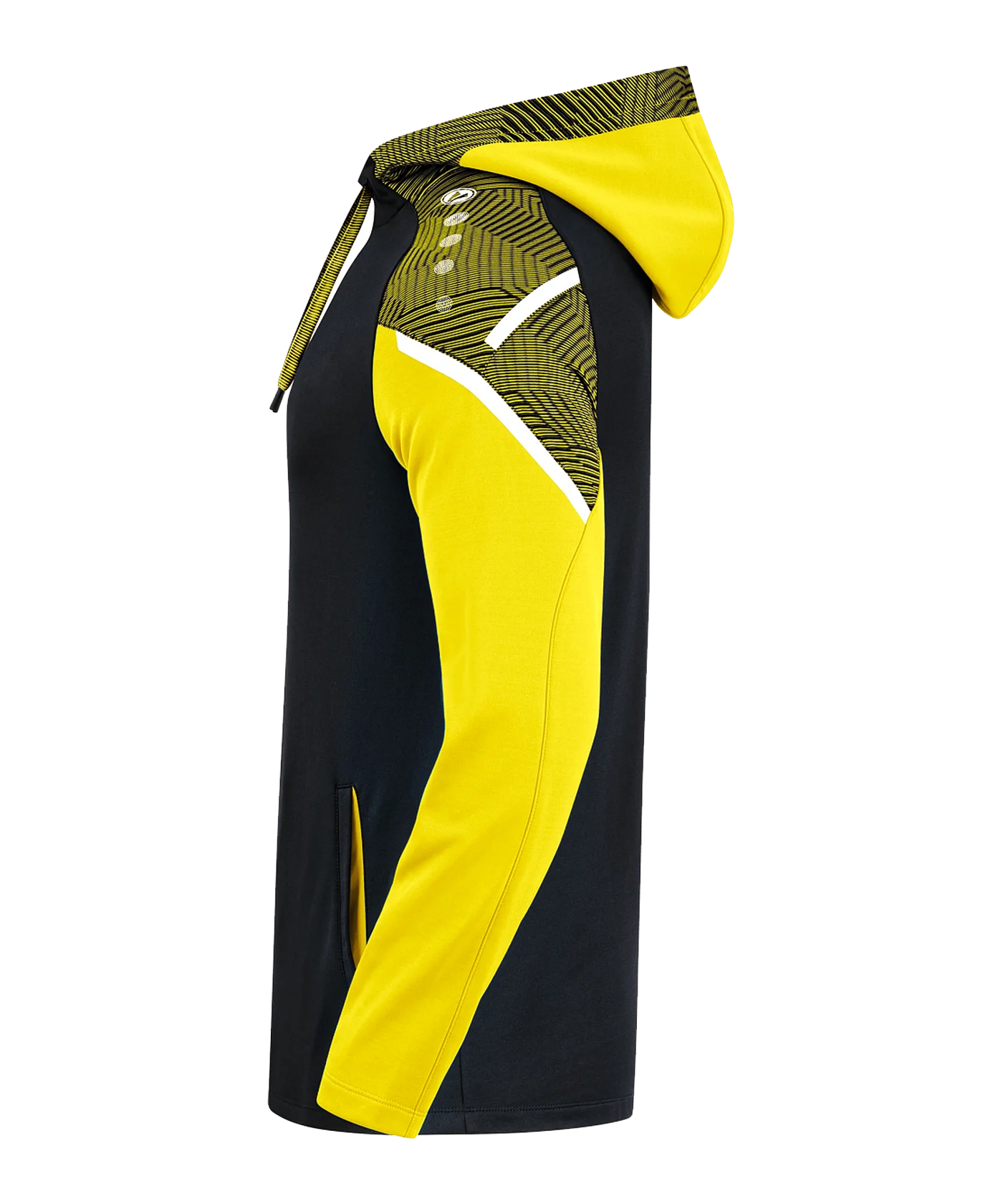 JAKO Performance Hoody Kids Schwarz Gelb F808