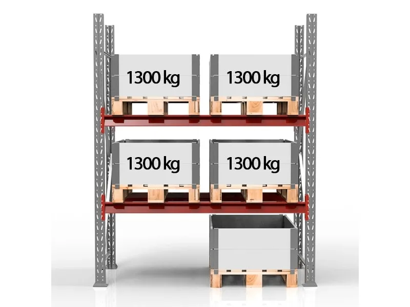 Pallereol start sektion 2500x1850mm 2x1300 kg