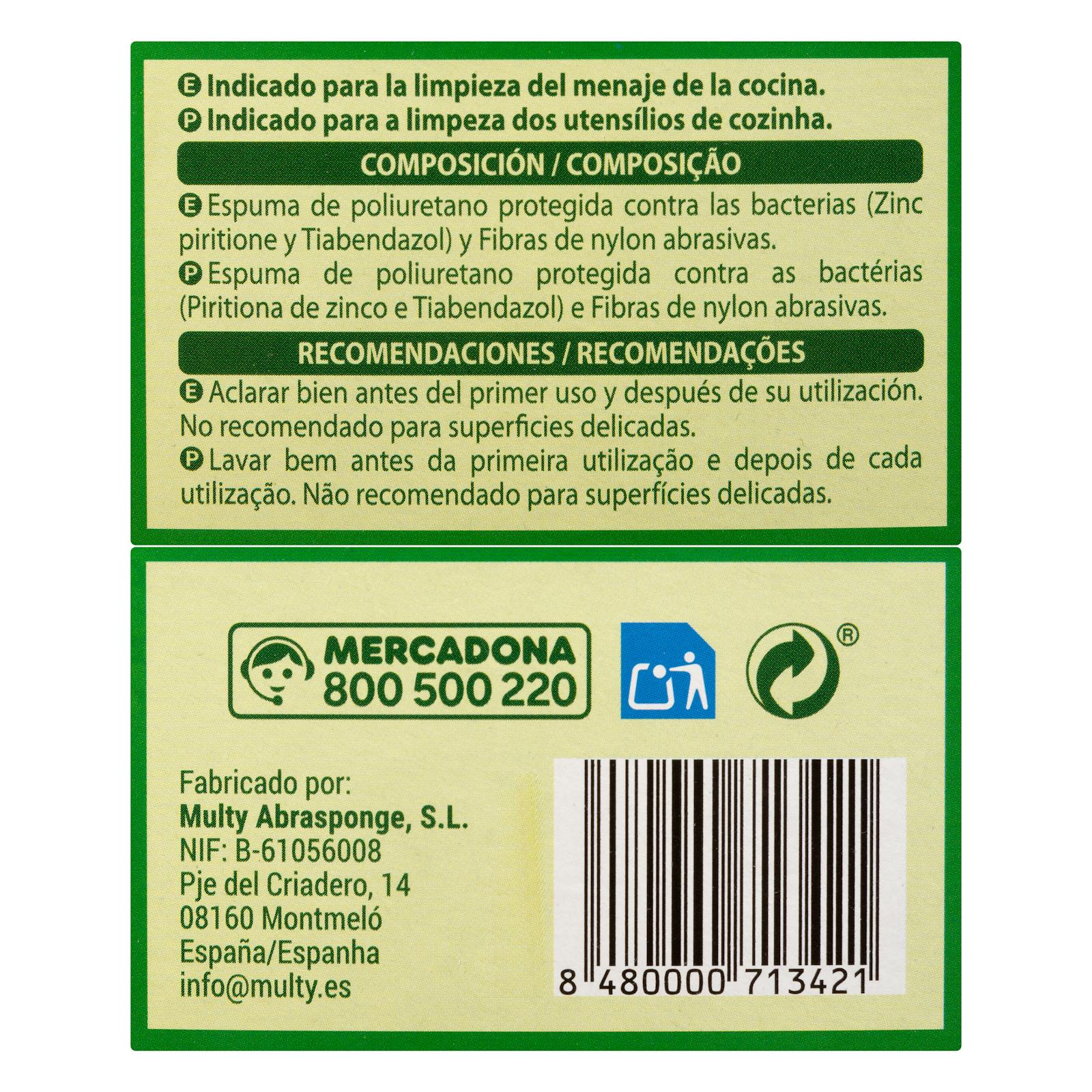 Tampon à récurer Green Forest Tough Dirt