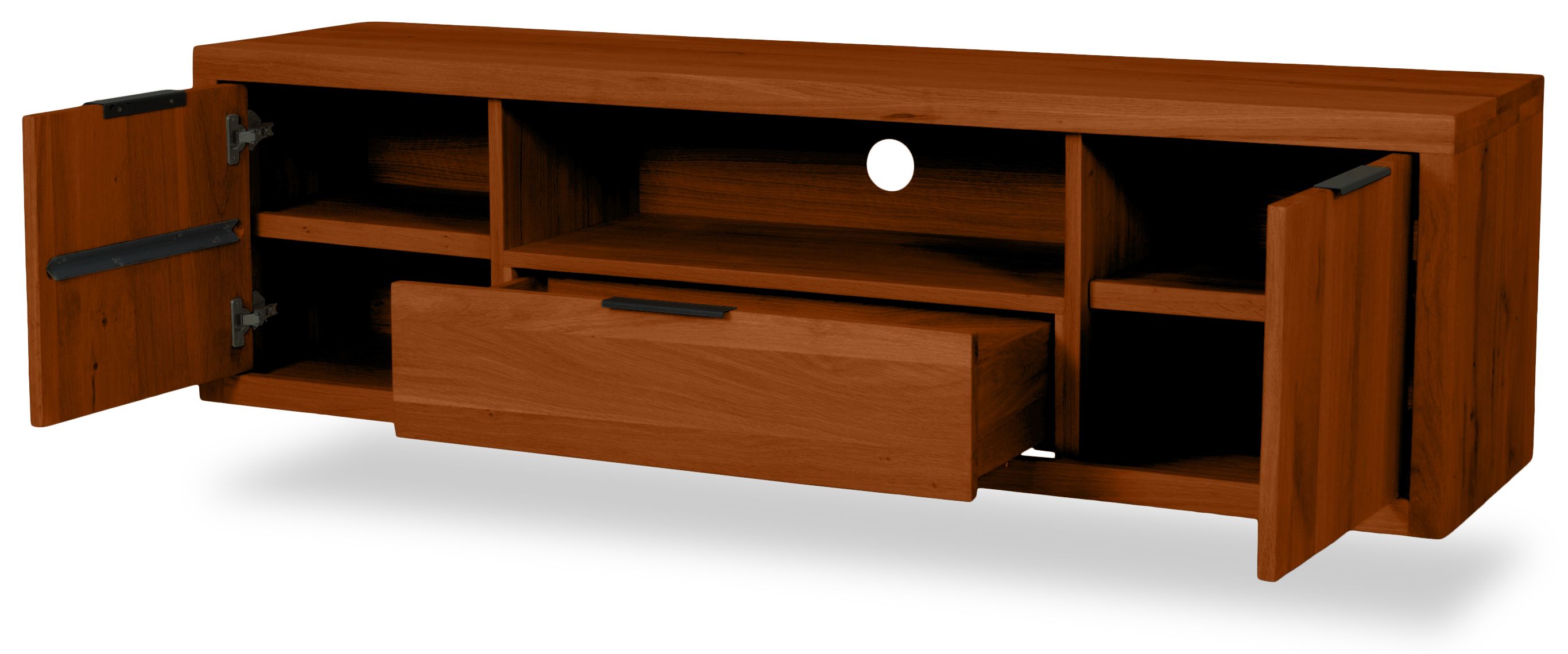 Hangend tv-meubel  Established B160 x D40 x H45 cm