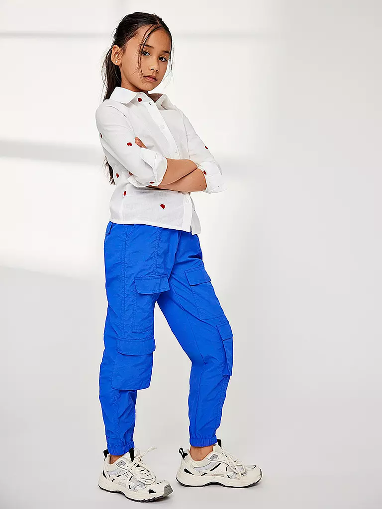 ONLY Mädchen Bluse KOGLINA GRACE weiss