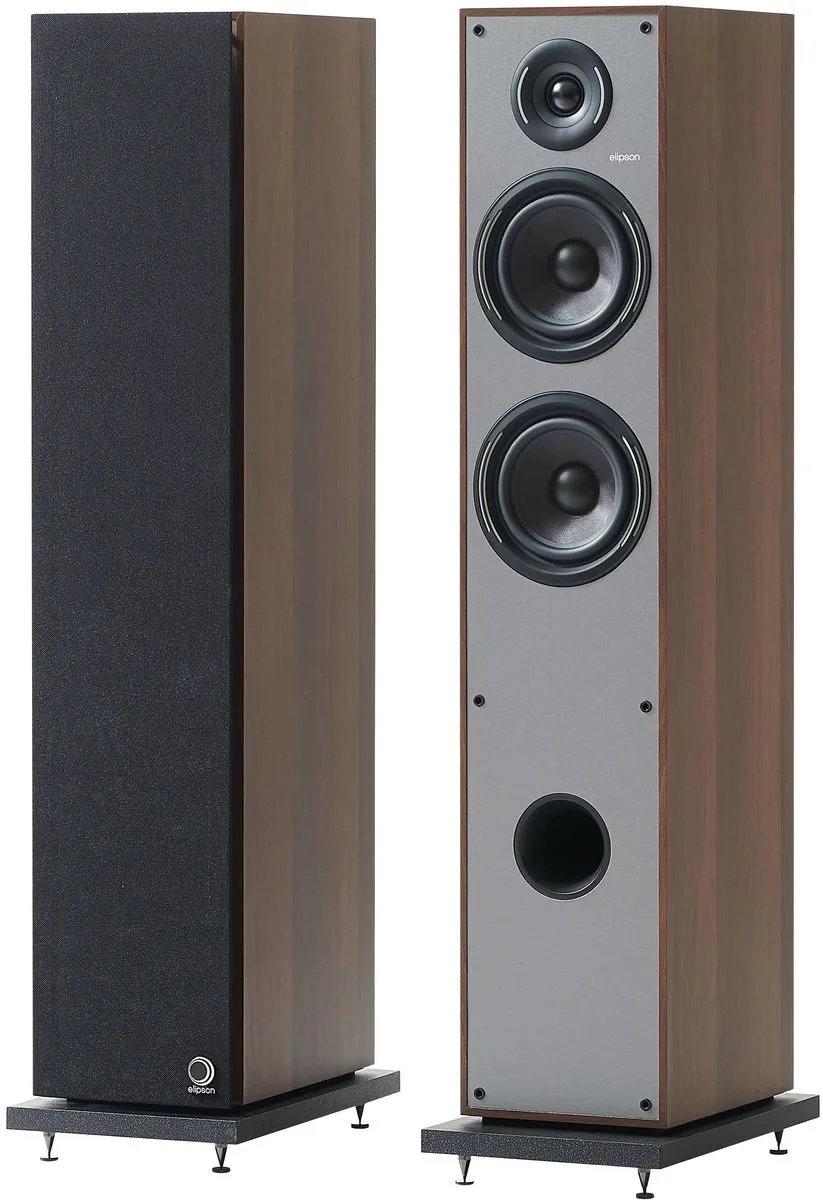 Elipson Horus 11F Noyer (la paire) Enceintes colonne
