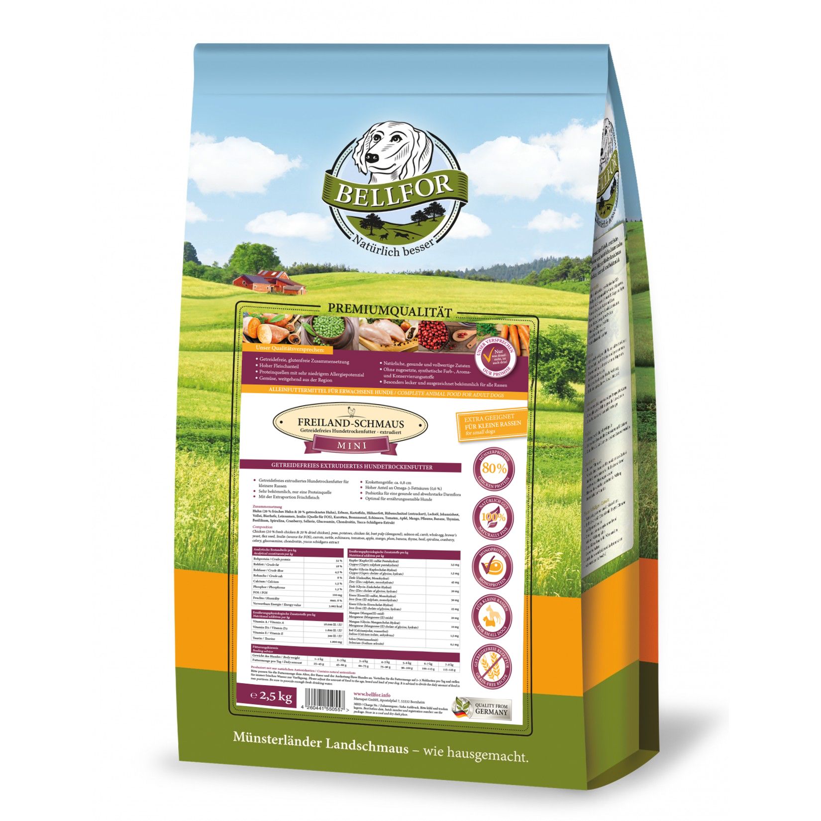 Bellfor Bolonka Futter Set für Hunde