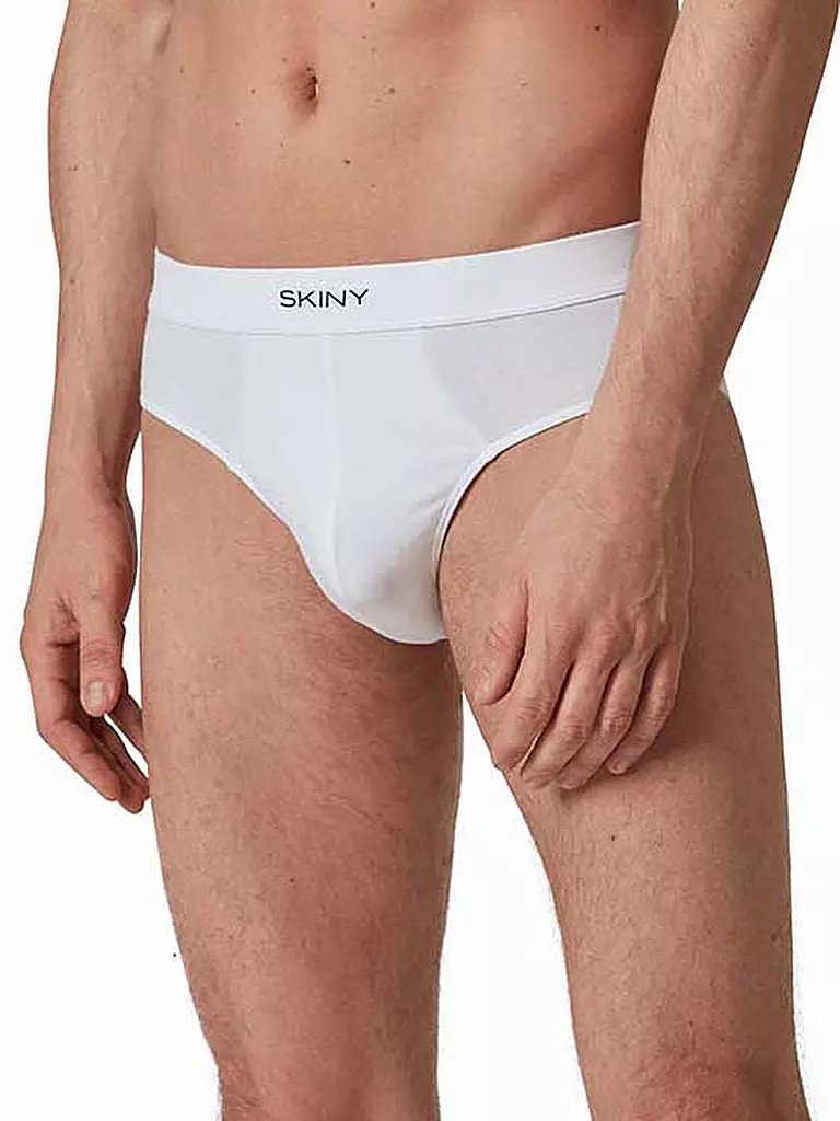 SKINY Brasil Slip Organic Cotton Deluxe Weiss weiss