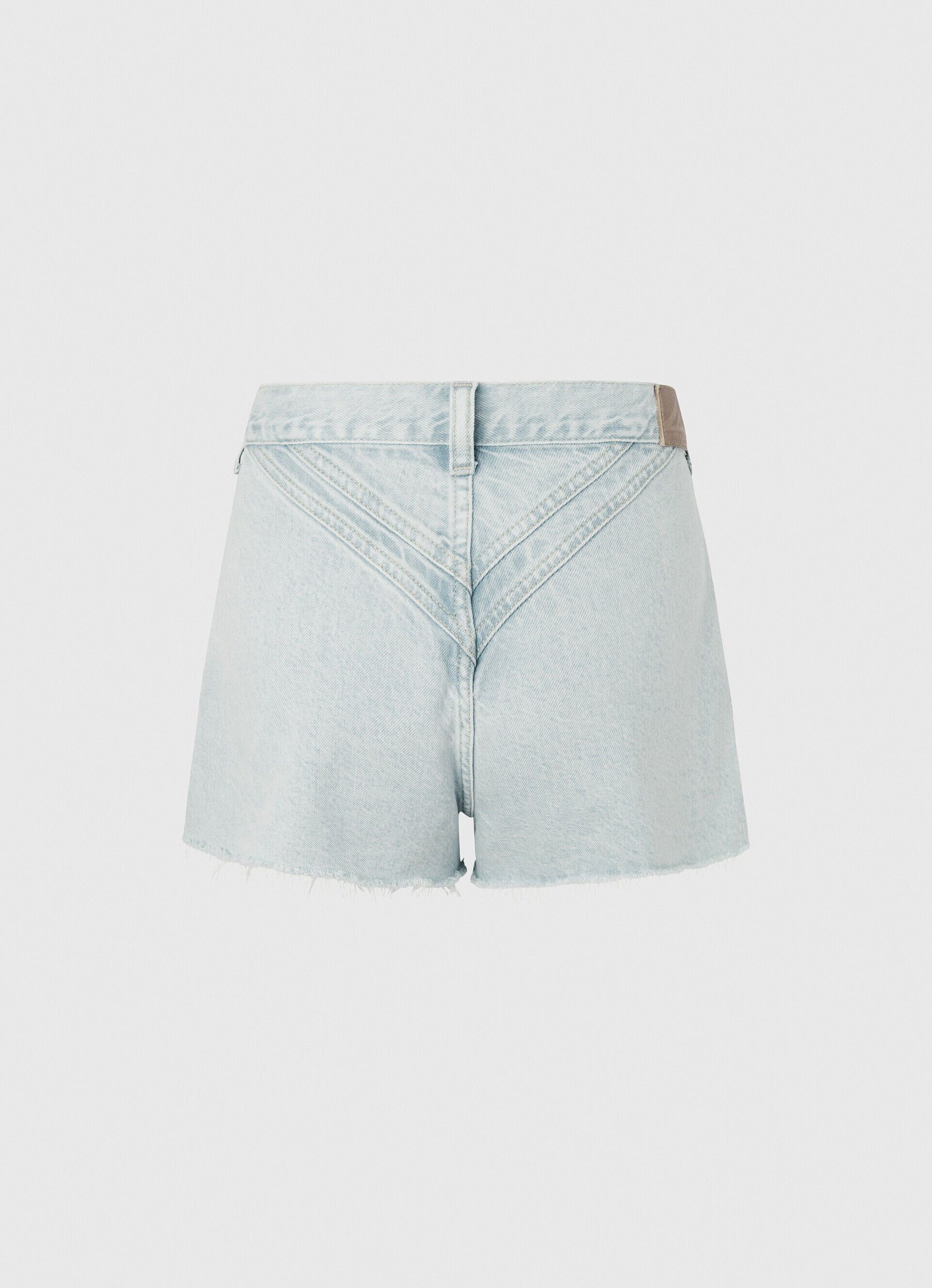 CALÇA JEANS CURTA CORTE REGULAR - jeans