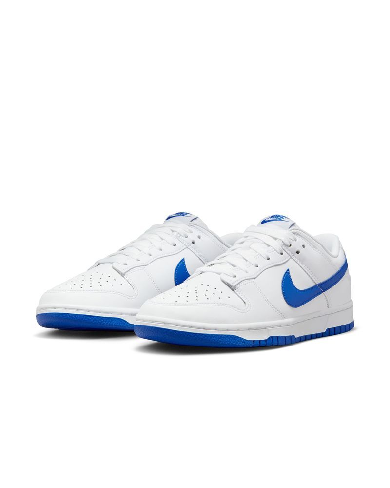 Chaussures Nike Dunk Low Blanc & Bleu pour homme
