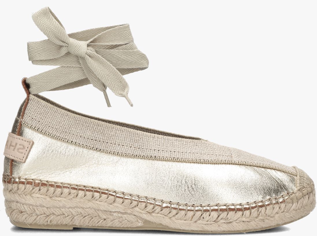 SHABBIES gouden shabbies espadrilles palma kimono metal