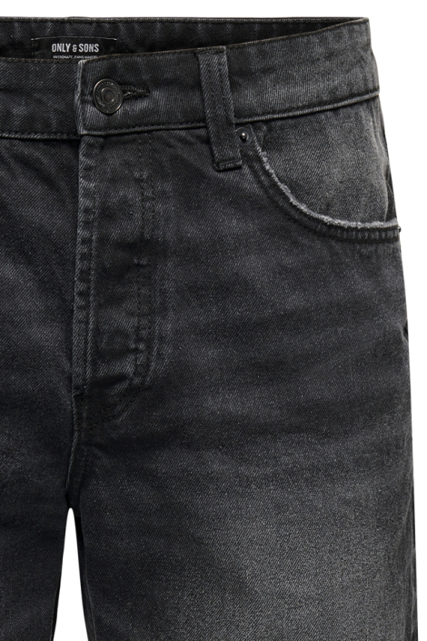 Only & Sons zwarte heren korte broek