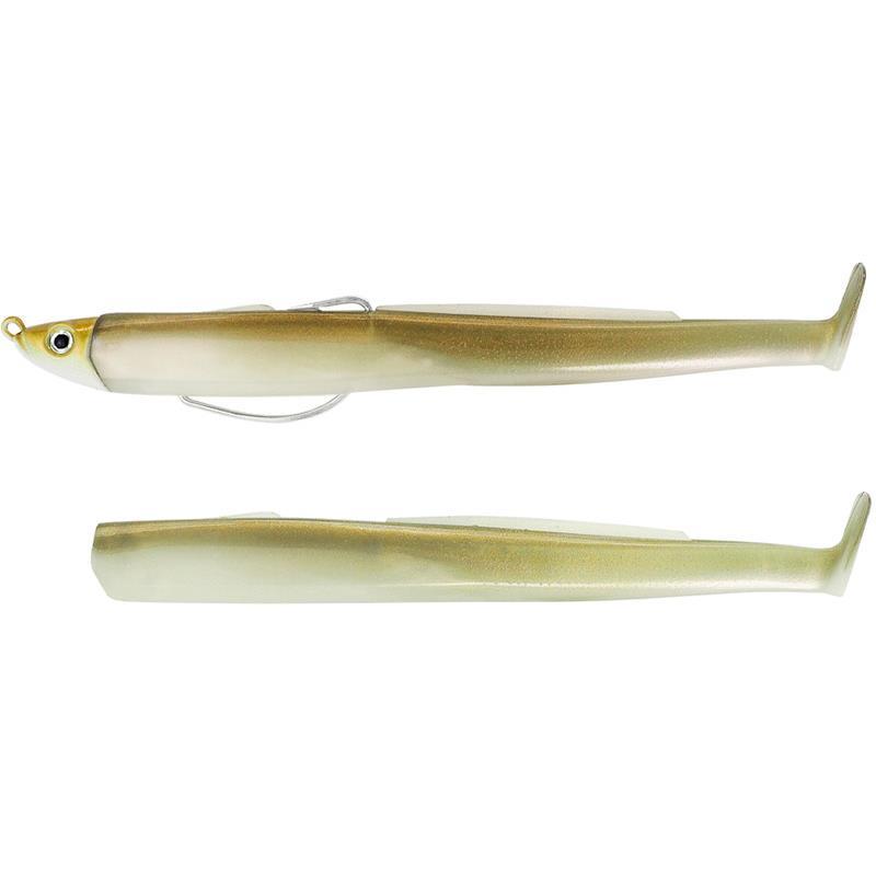 Kit Leurre Souple Arme Fiiish Combo Black Eel 110 + Tete Plombee Shallow