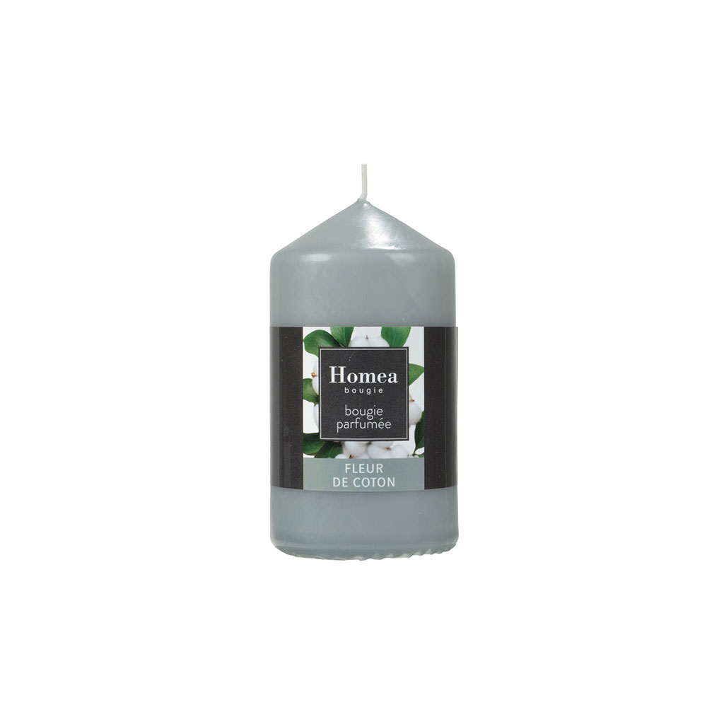 Bougie ronde coton H 11cm