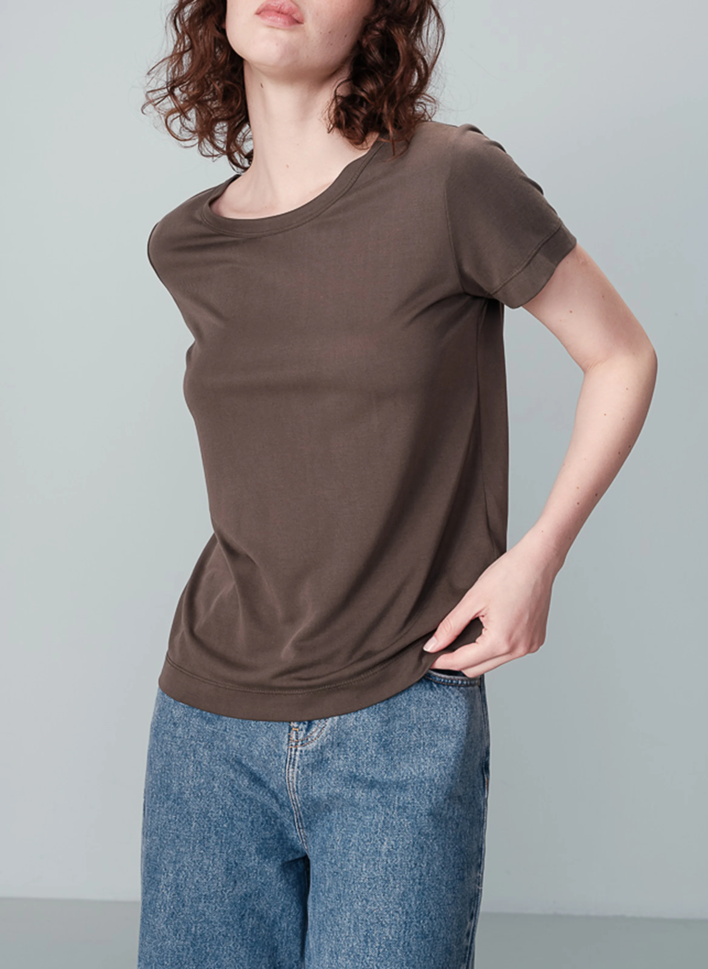 NELL - Tee-shirt droit manches courtes | Vert