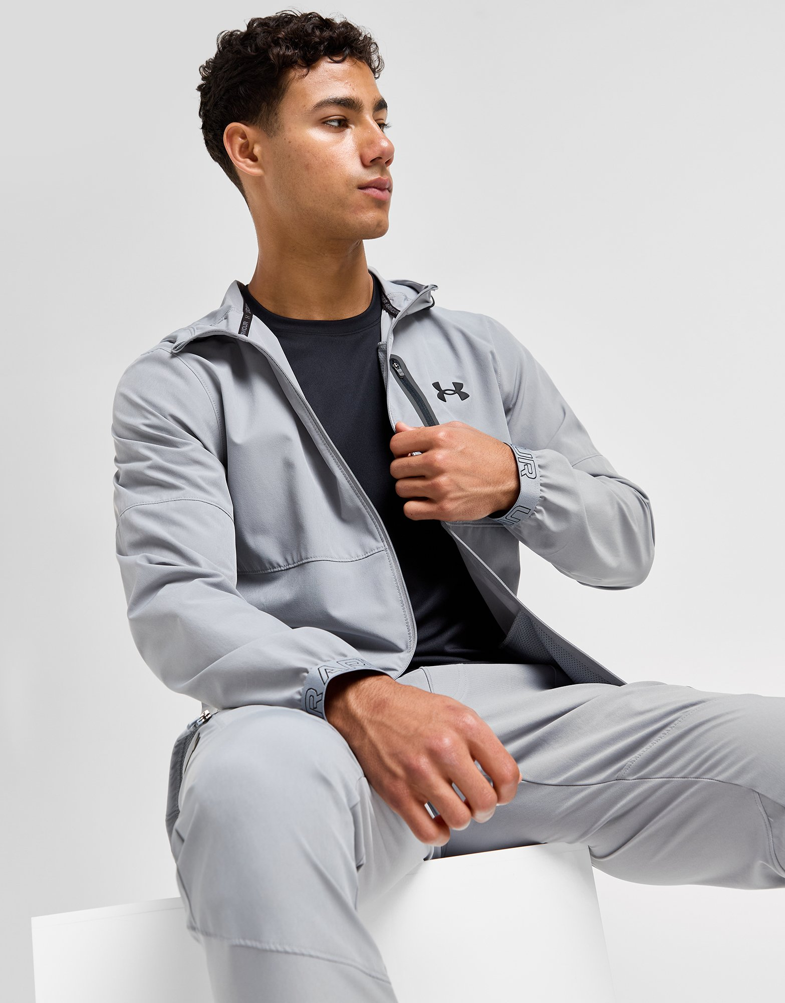 Under Armour Sweat à capuche Vanish Woven Zippé Homme