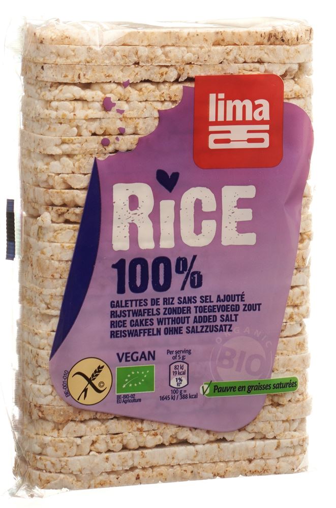 LIMA Reiswaffeln dünn salzarm 130 g