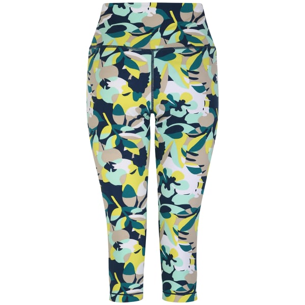 Collant running DARE 2B W INFLUENTIAL 3/4 LEGGING MOONLIGHT DENIM PETAL FUSION PRINT