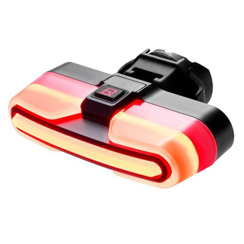 500mAh Wiederaufladbares USB Fahrrad Rücklicht Velo LED Warnlicht mit 5 Modi IPX6 - Rot