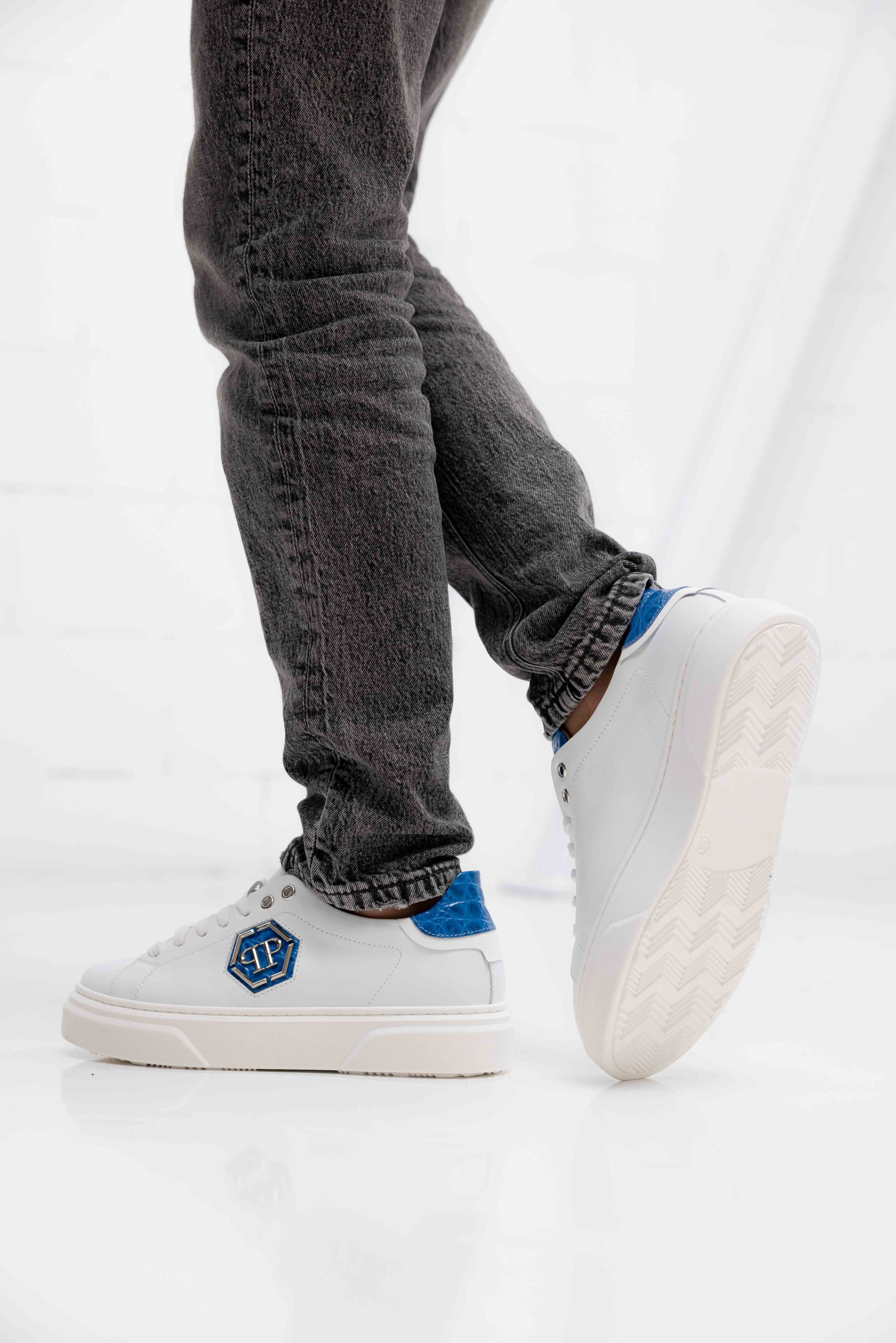 Philipp Plein 77967 Sneakers Kids Wit