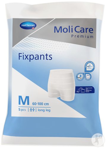 Molicare Premium Fixpants Long Leg Taille M Slip De Soutien Pour Les Protections 5 Pièces