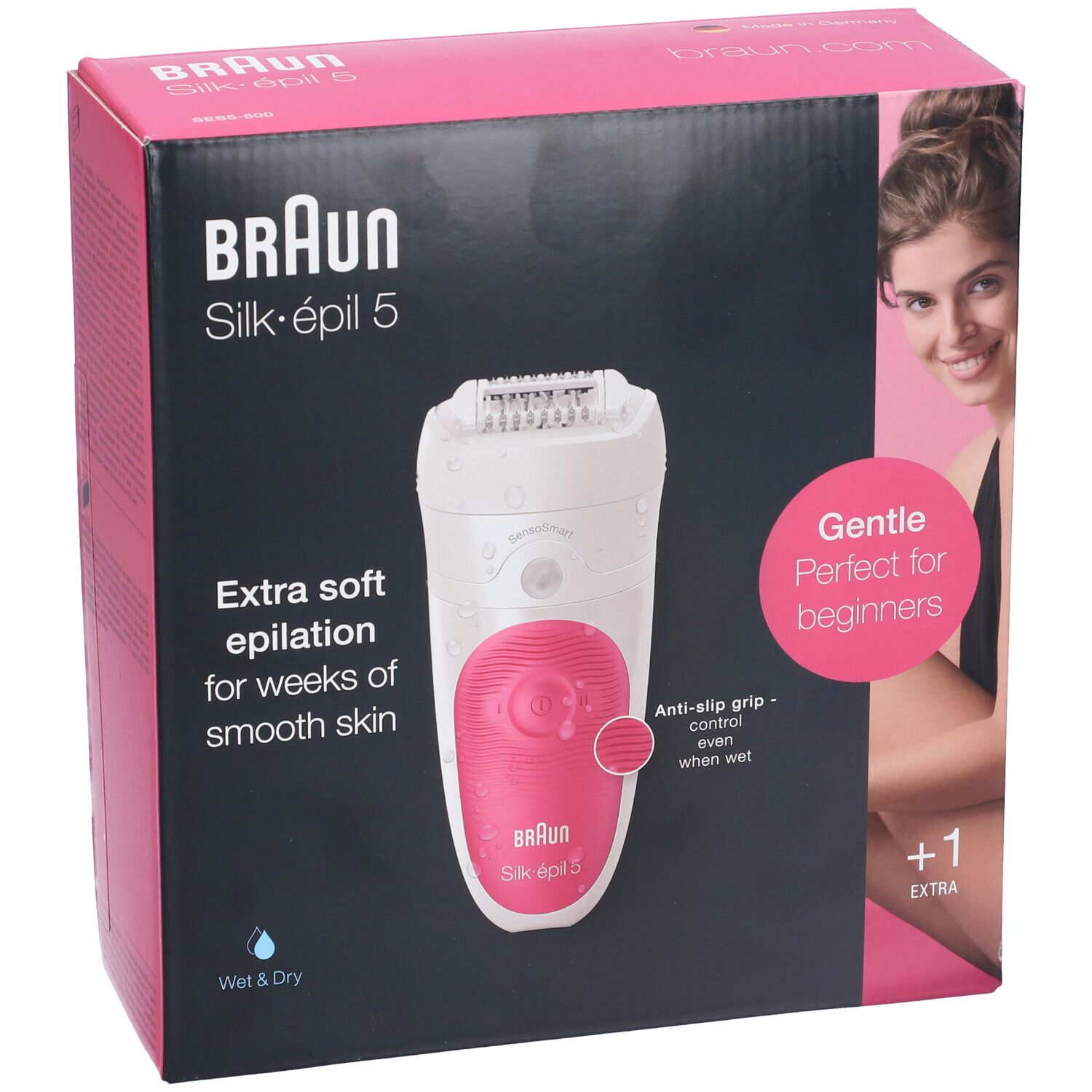 Braun Silk-épil 5-500 SensoSmartTM Epilierer Epiliergerät