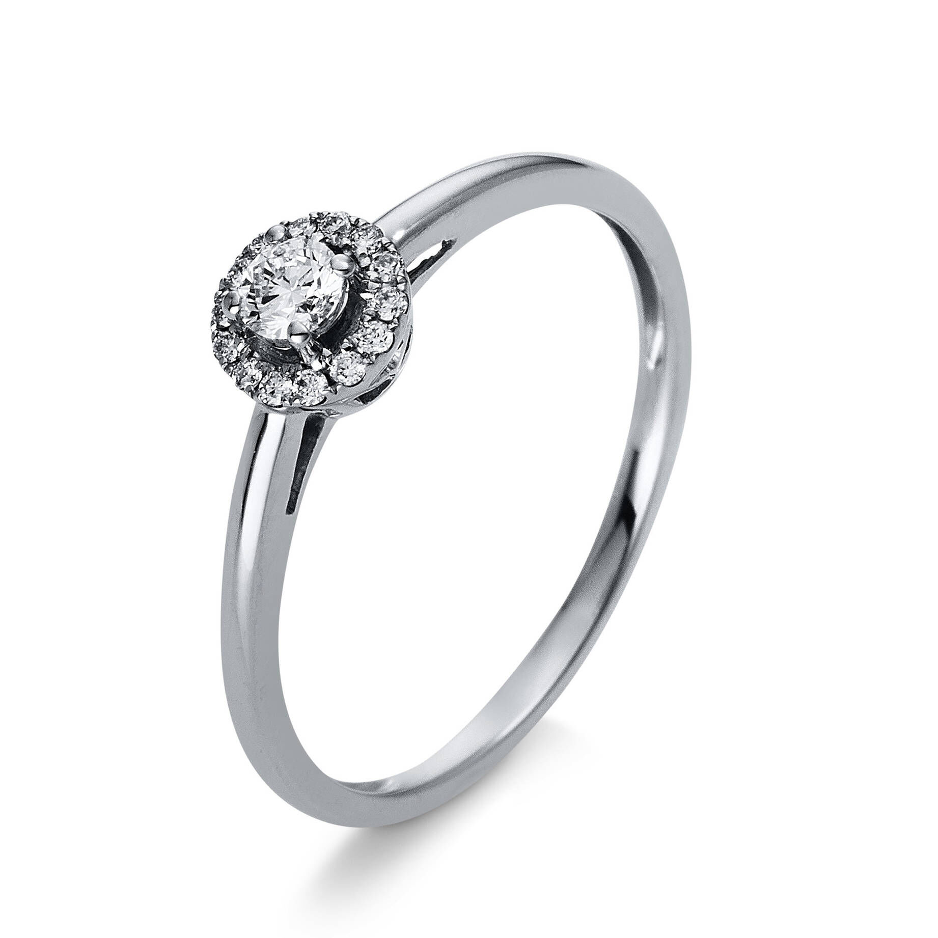 Diamond Group| Damen Illusionring mit Diamantbesatz