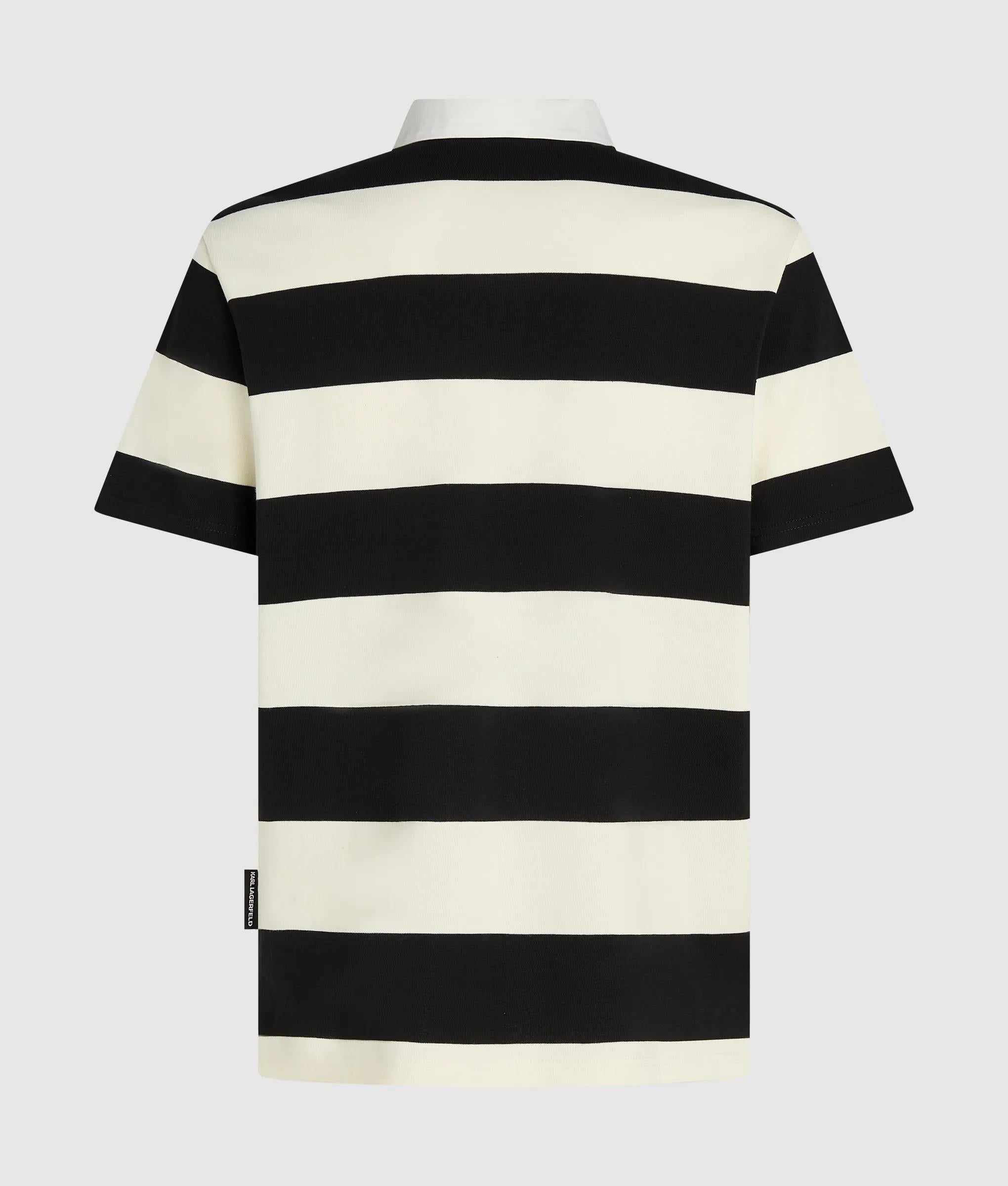 Ikon poloshirt met opvallende strepen