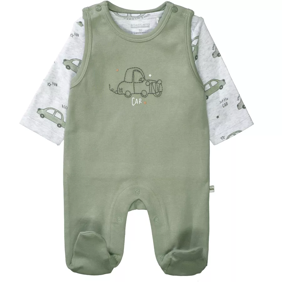 Staccato Strampler+Shirt olive