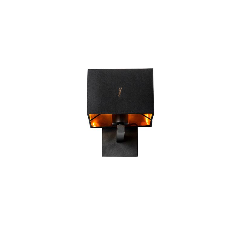 Moderne wandlamp zwart met goud - VT 1