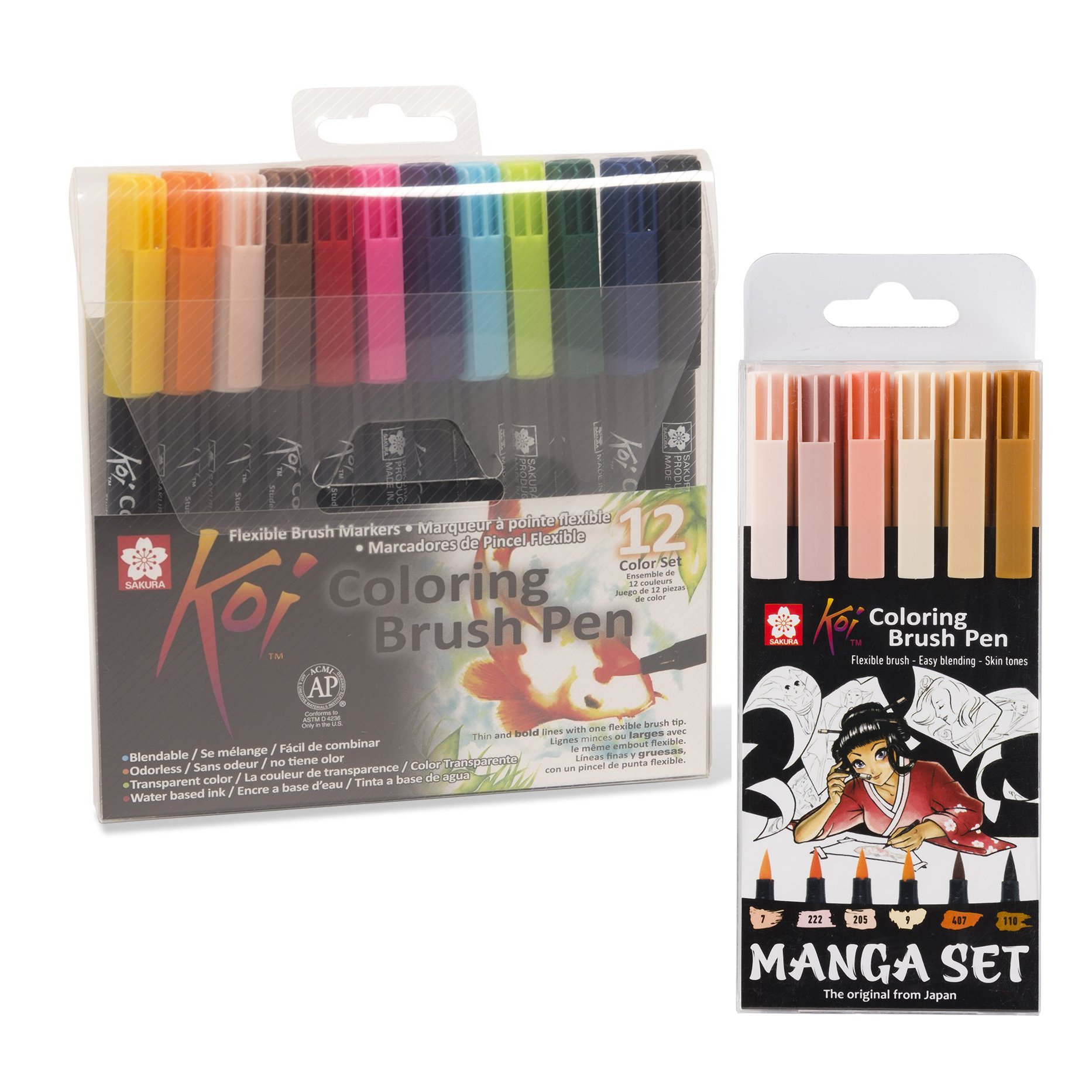 Sakura Koi Coloring Brush Set