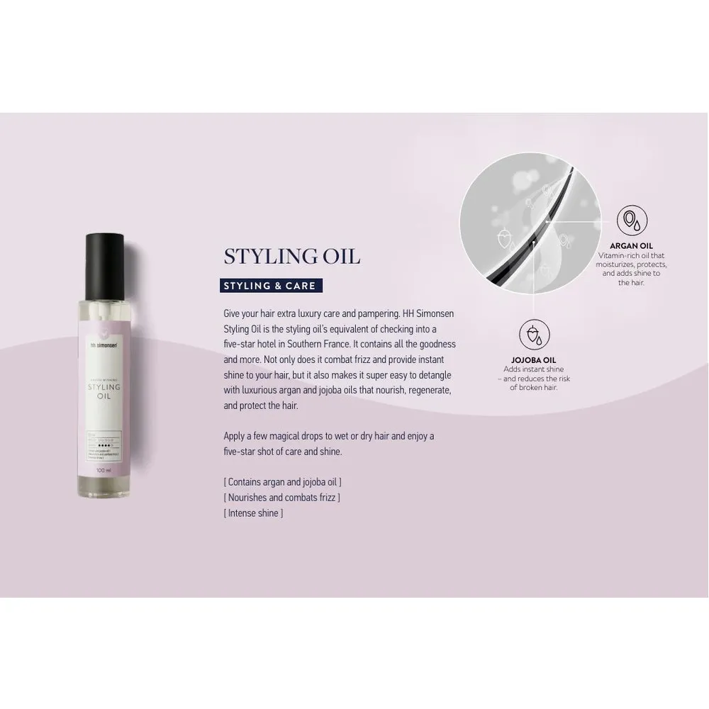 HH Simonsen Styling Oil - 100 ml