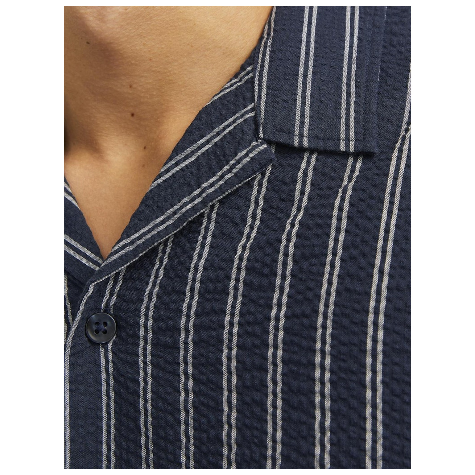 Jack & Jones JOREASTER PALMA SEERSUCKER SHI