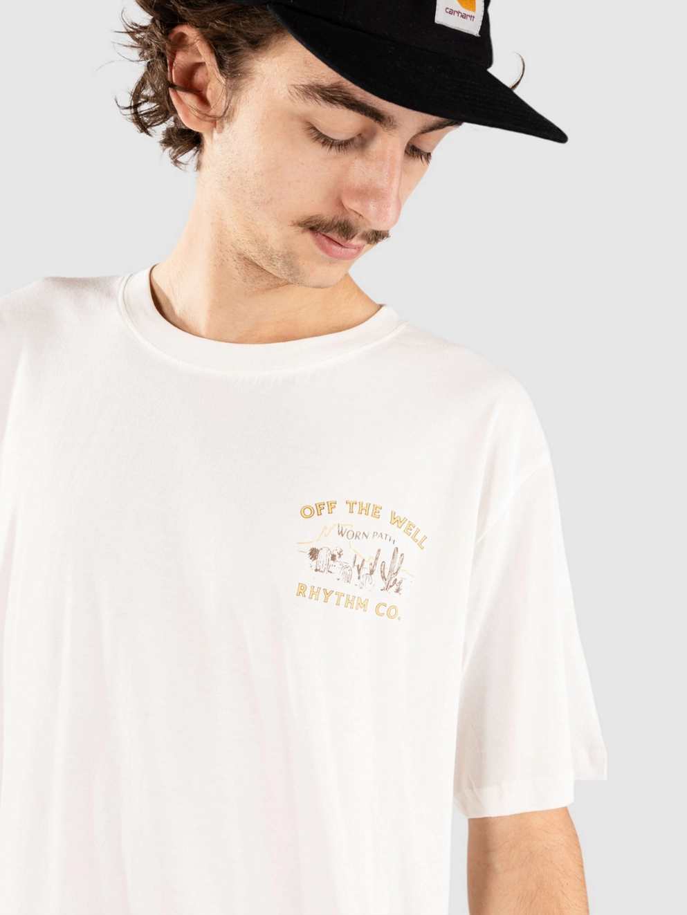 Rhythm Worn Path T-Shirt vintage white