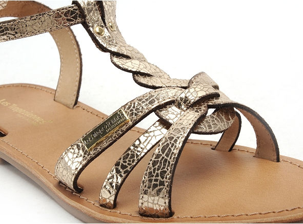 Les tropeziennes nu pieds plats femme hamsuni f or