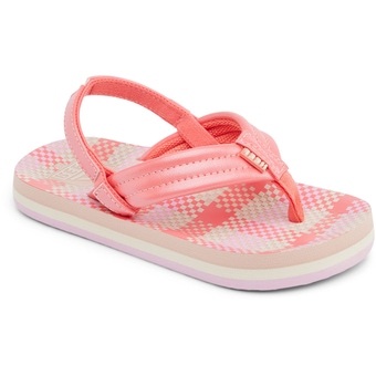 Reef Little Ahi Sandalen Pink Plaid Kinder