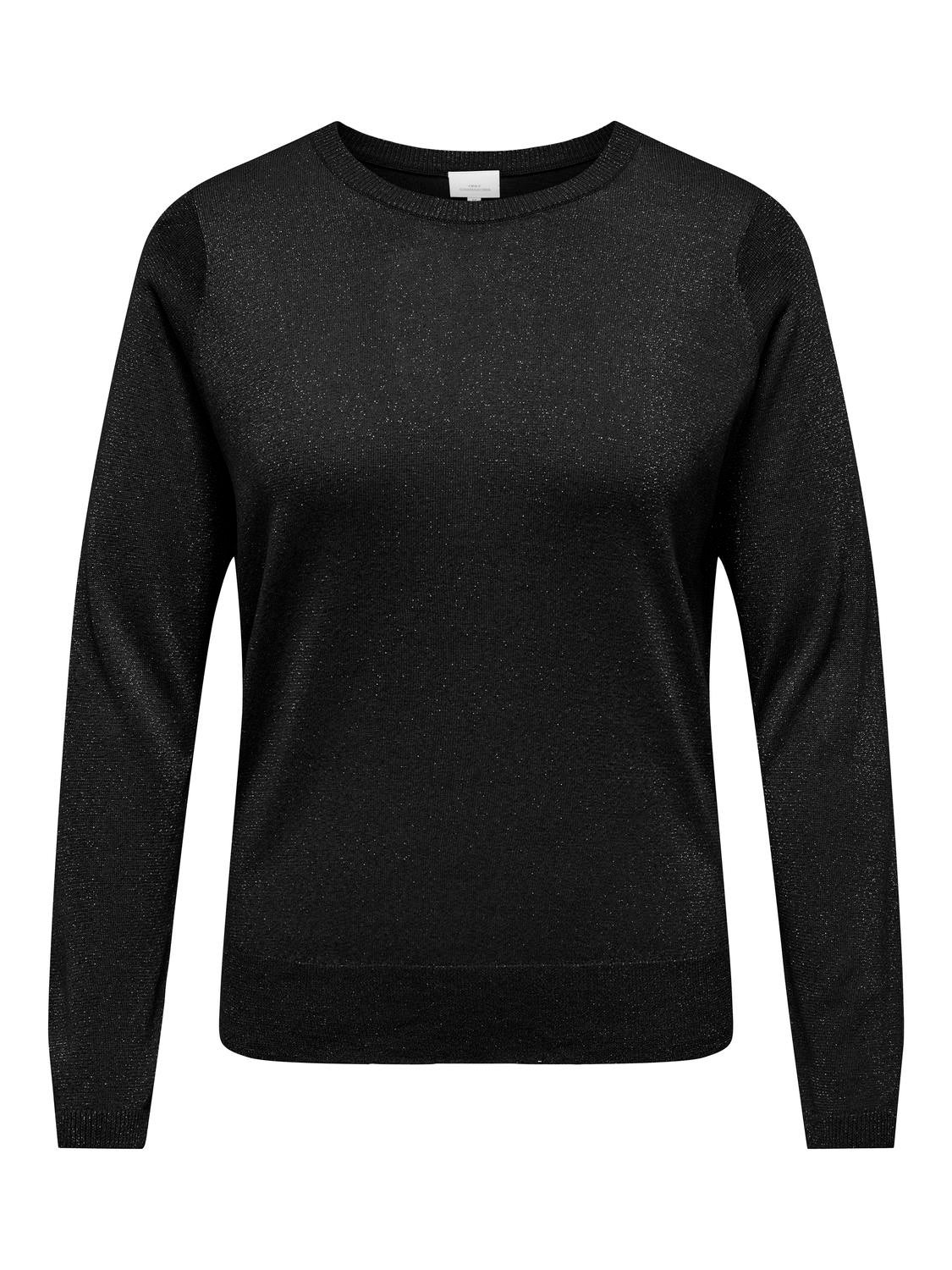 CARMELLA Strickpullover Black
