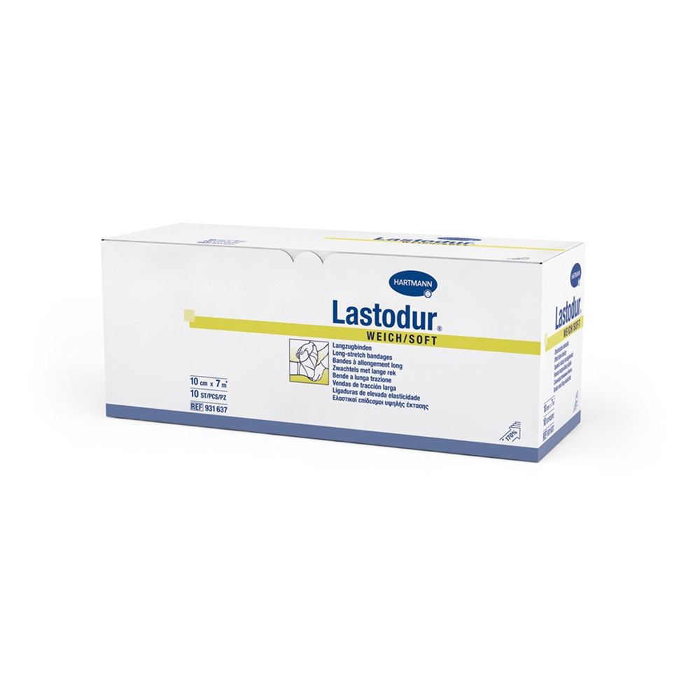 Lastodur Langzugbinde 12cmx7m weich 10 Stk
