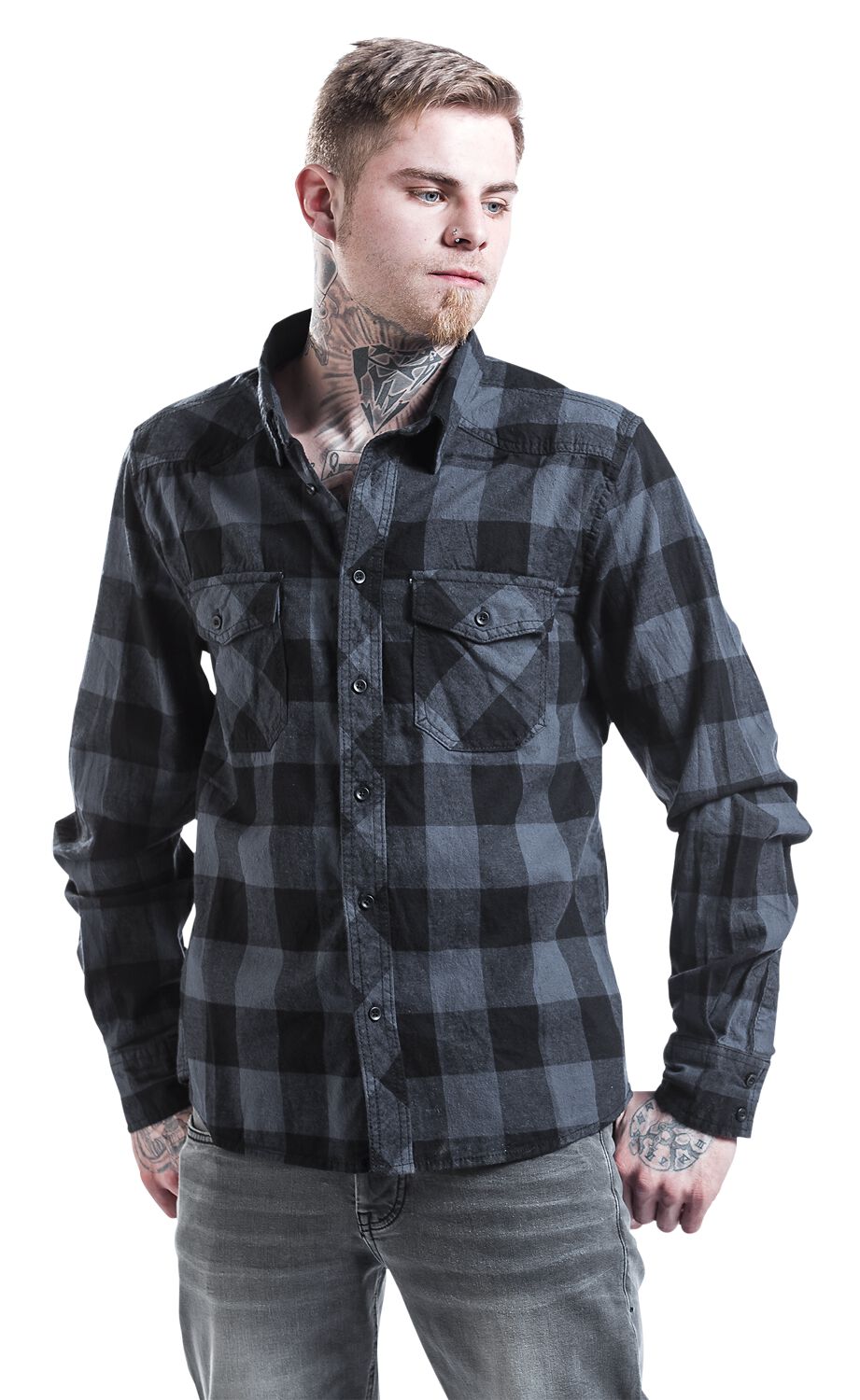 Chemise À Carreaux | Brandit Chemise en flanelle