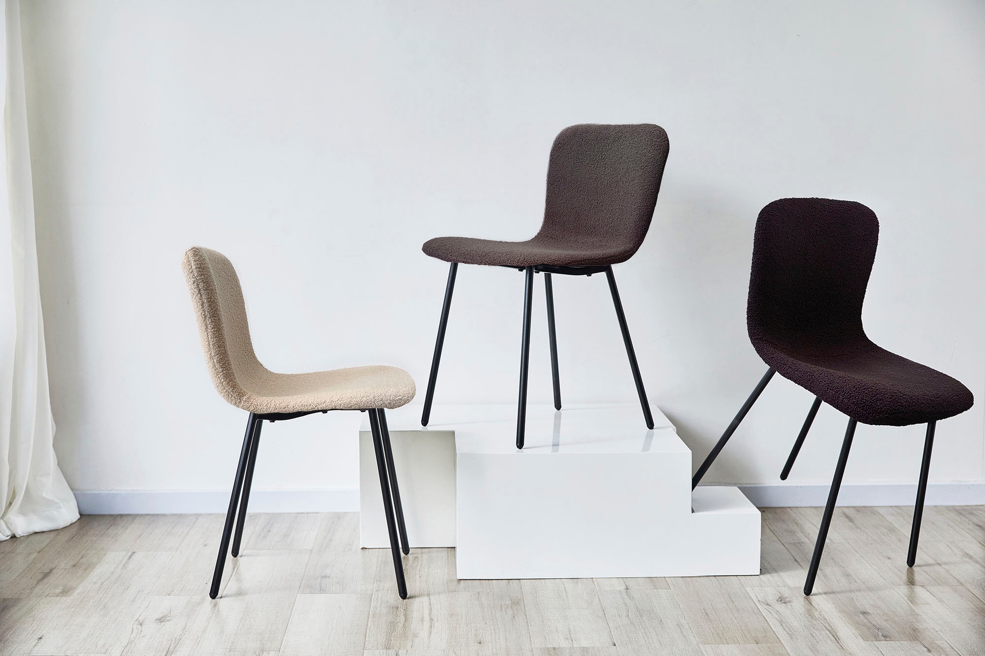SalesFever 4-Fussstuhl »Esszimmerstuhl - stilvolles Set« (Set) 4 Stk.Ergonomisches 4er-Set für optimalen Sitzkomfort