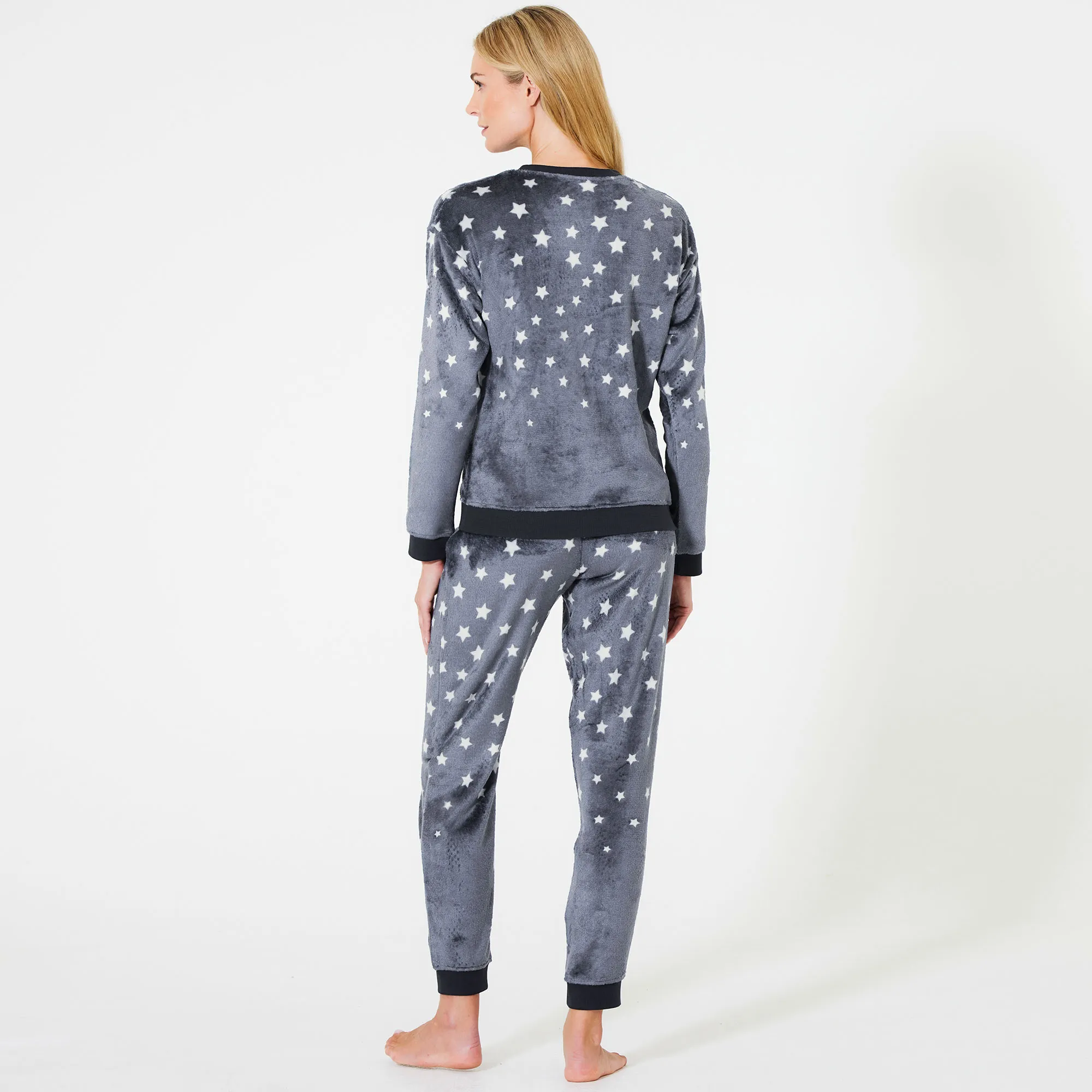Damen-Freizeit-Hose mit Sternenmuster