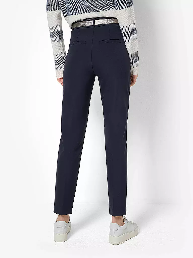 BRAX Businesshose Regular Fit 7/8 MARON S dunkelblau