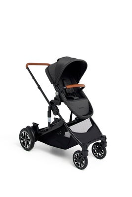 Beemoo Maxi 4 Twin Søskenvogn, Black/Black