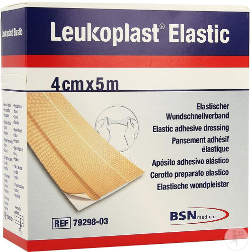 Leukoplast Elastic 4cm x 5m Pièce 1