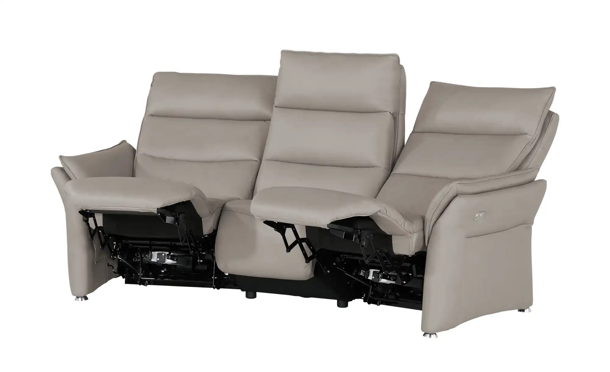 Hukla Trapezsofa aus Leder Corvina